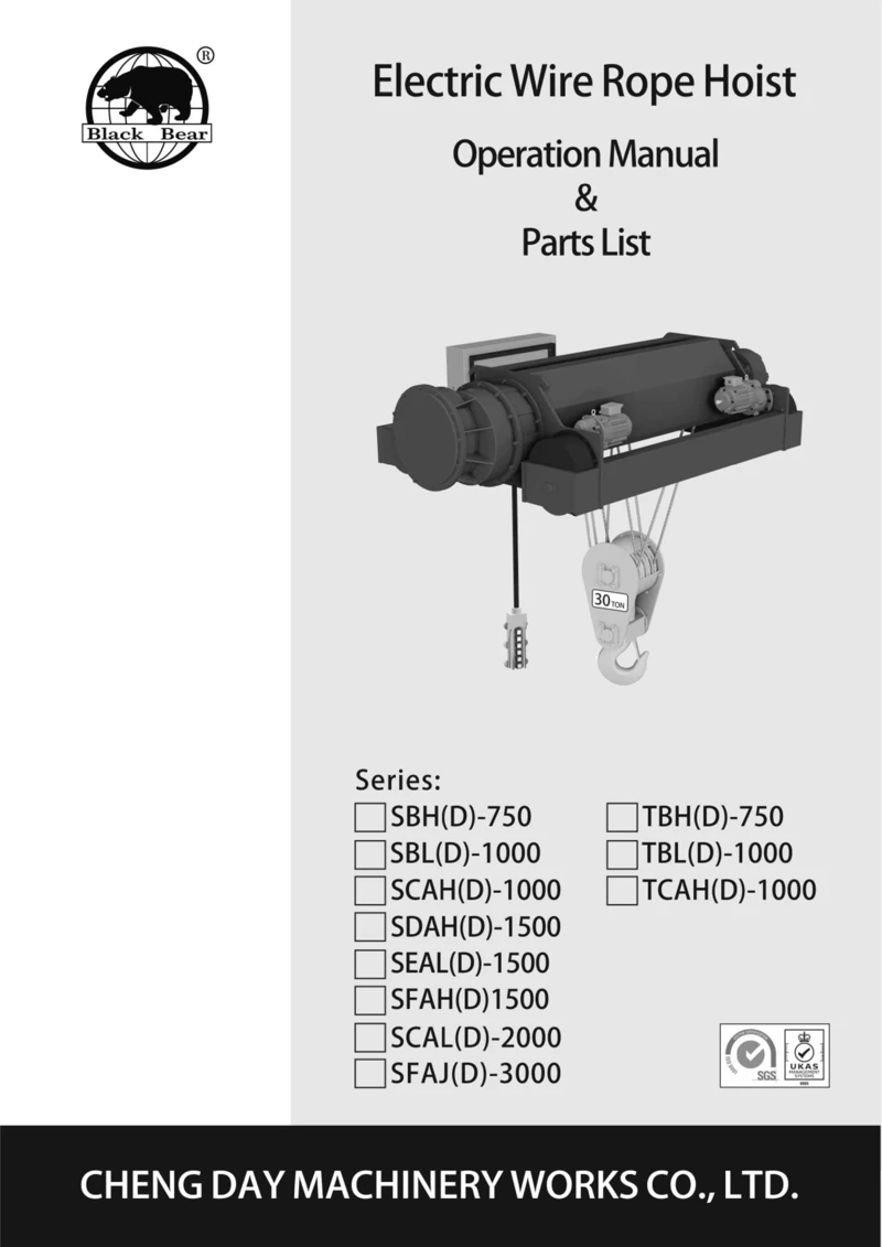Electric Wire Rope Hoist-AC series 7.5-30T-BB